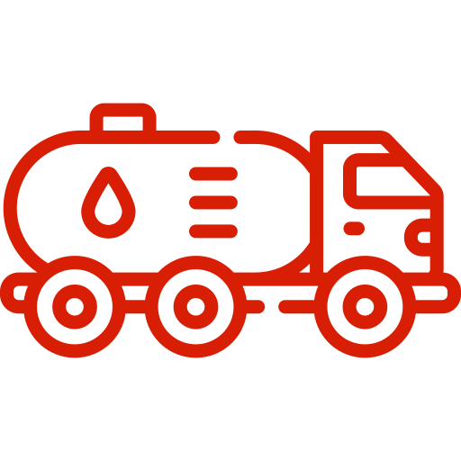 Piktogram przedstawiający cysternę.